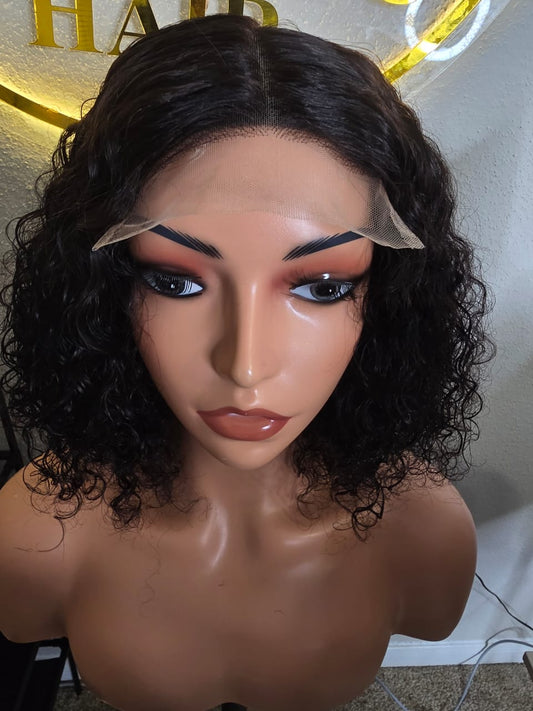 10" Pixie SDD Curls 100% Human Hair Natural Colour Glueless Wig - Affordable Luxury Wig for Ladies