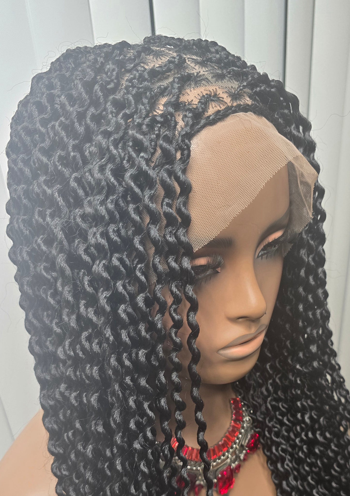 Black Watermelon Luxe Braids Wig – Elegant & Timeless
