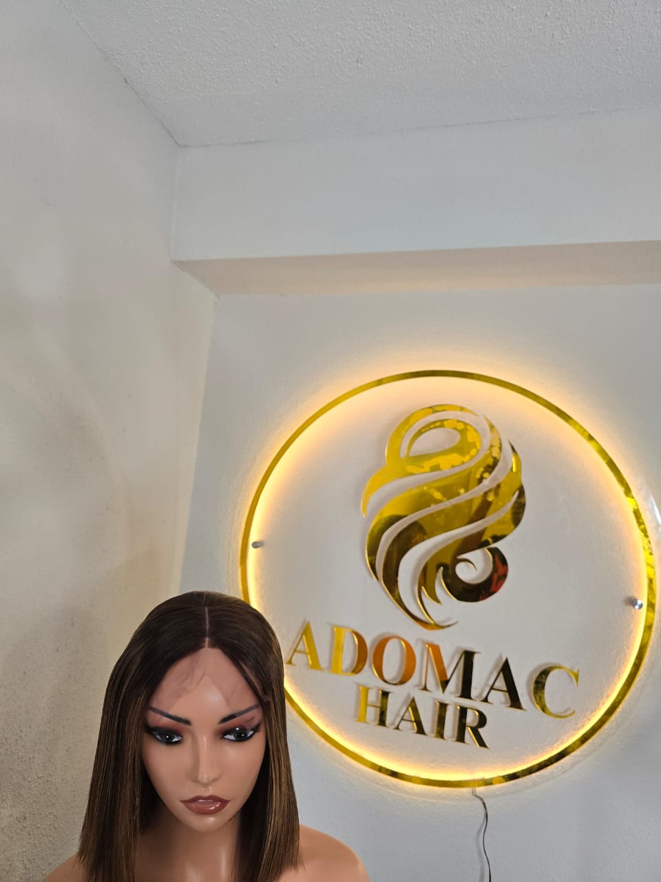 8" 2by6 SDD Vietnamese Bone Straight Human Hair Piano Colour Glueless wig - Affordable Luxury wig for Ladies