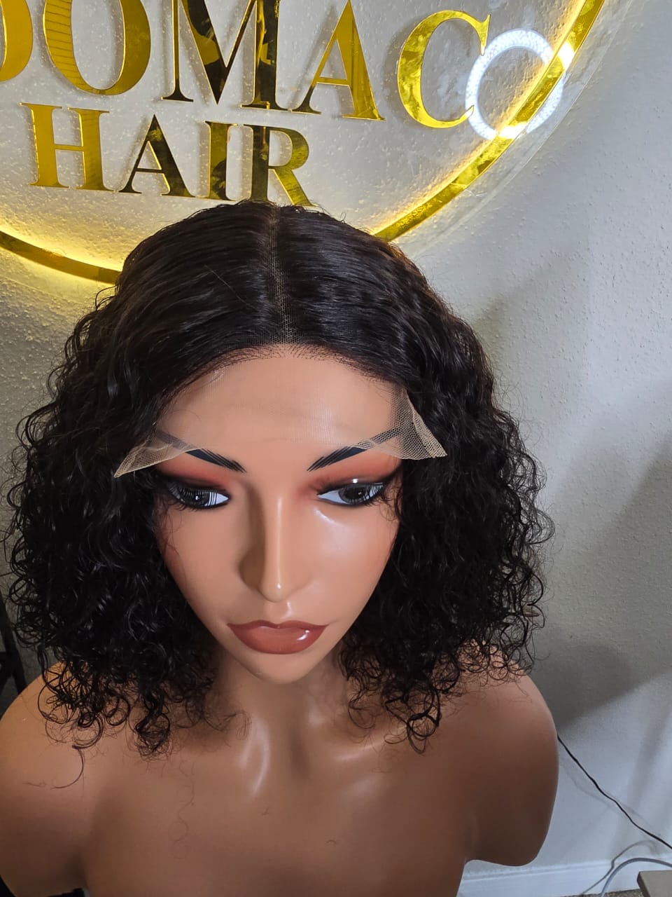 10" Pixie SDD Curls 100% Human Hair Natural Colour Glueless Wig - Affordable Luxury Wig for Ladies