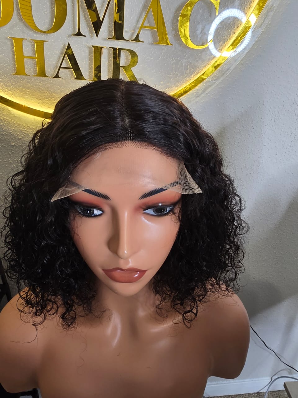 10" Pixie SDD Curls 100% Human Hair Natural Colour Glueless Wig - Affordable Luxury Wig for Ladies