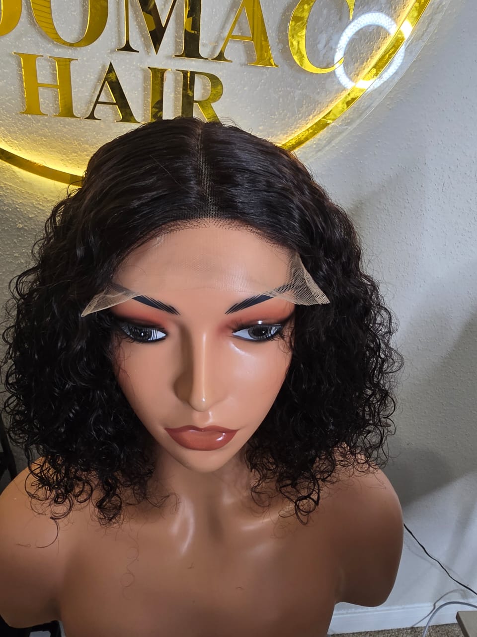 10" Pixie SDD Curls 100% Human Hair Natural Colour Glueless Wig - Affordable Luxury Wig for Ladies