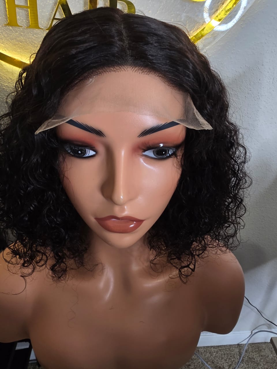 10" Pixie SDD Curls 100% Human Hair Natural Colour Glueless Wig - Affordable Luxury Wig for Ladies