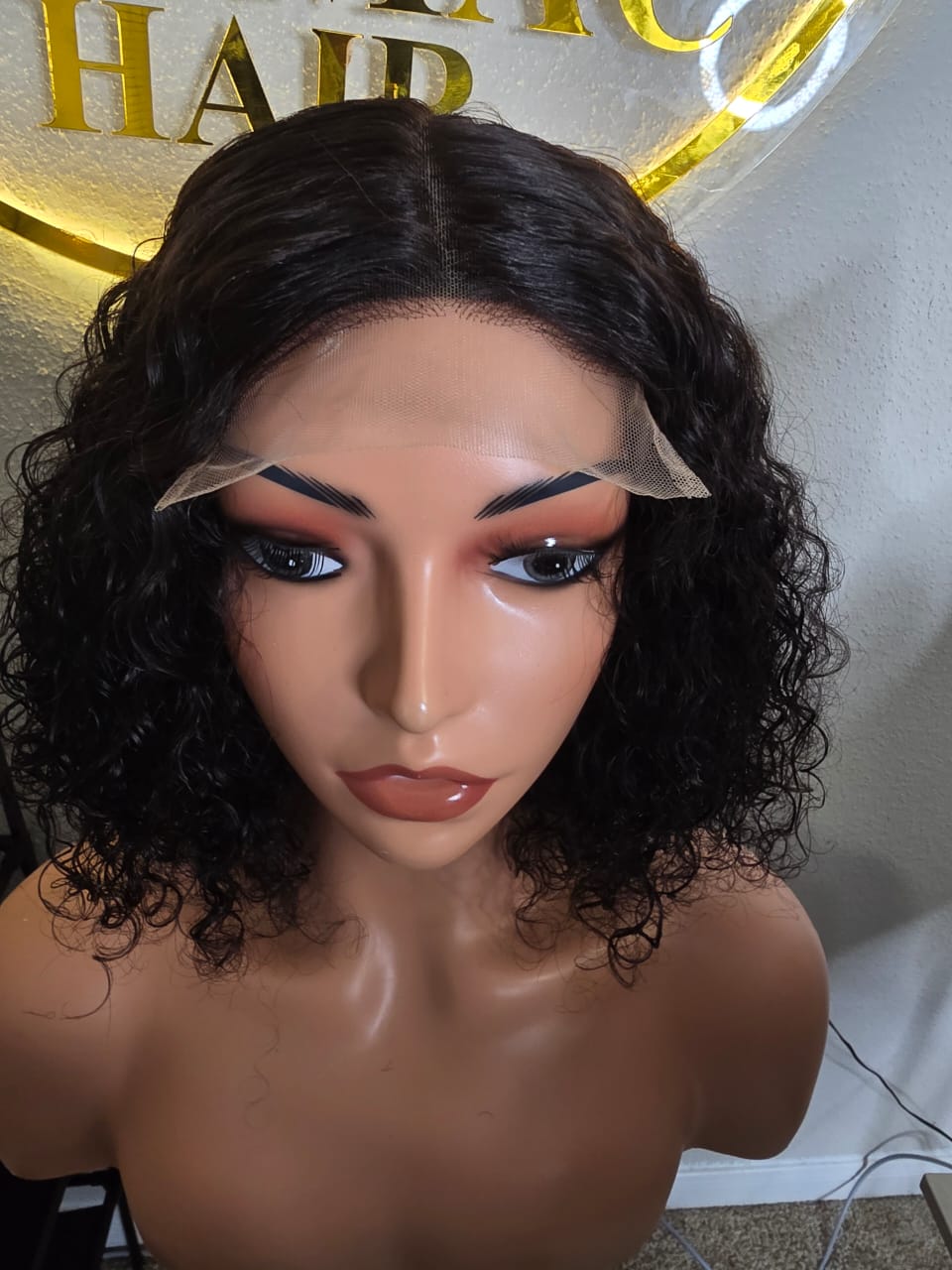 10" Pixie SDD Curls 100% Human Hair Natural Colour Glueless Wig - Affordable Luxury Wig for Ladies