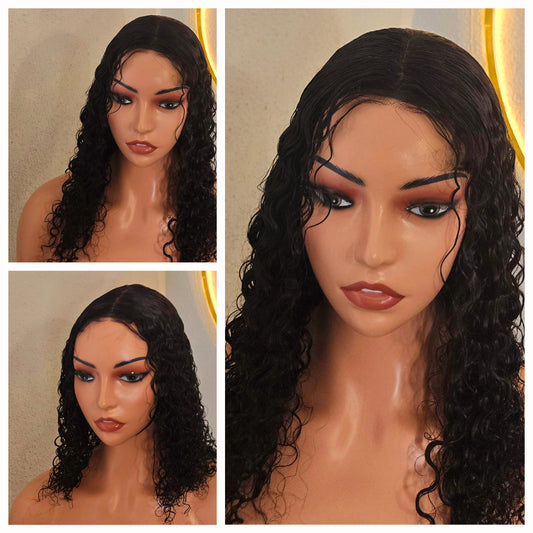 18" 2by6 PIXIE CURLS Human Hair Natural colour  Glueless wig  - Affordable Luxury for Ladies