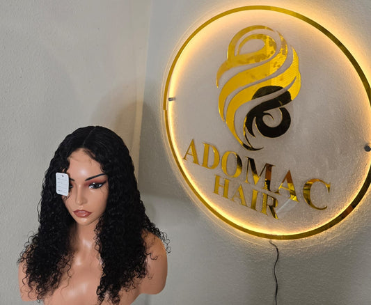 18" 2by6 PIXIE CURLS Human Hair Natural colour  Glueless wig  - Affordable Luxury for Ladies