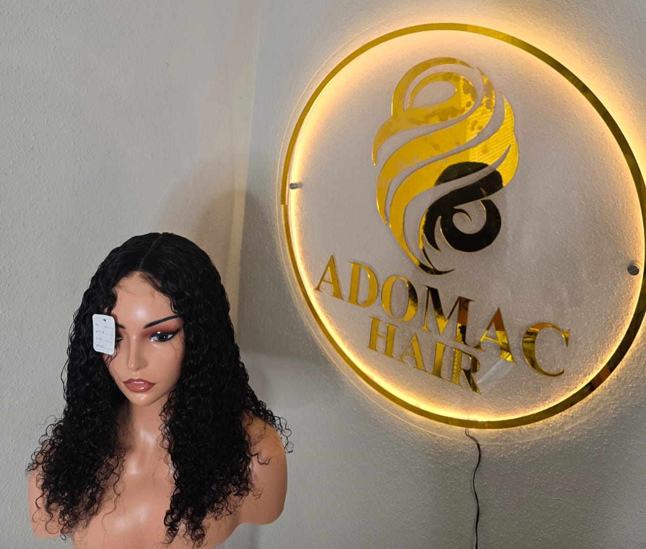 18" 2by6 PIXIE CURLS Human Hair Natural colour  Glueless wig  - Affordable Luxury for Ladies