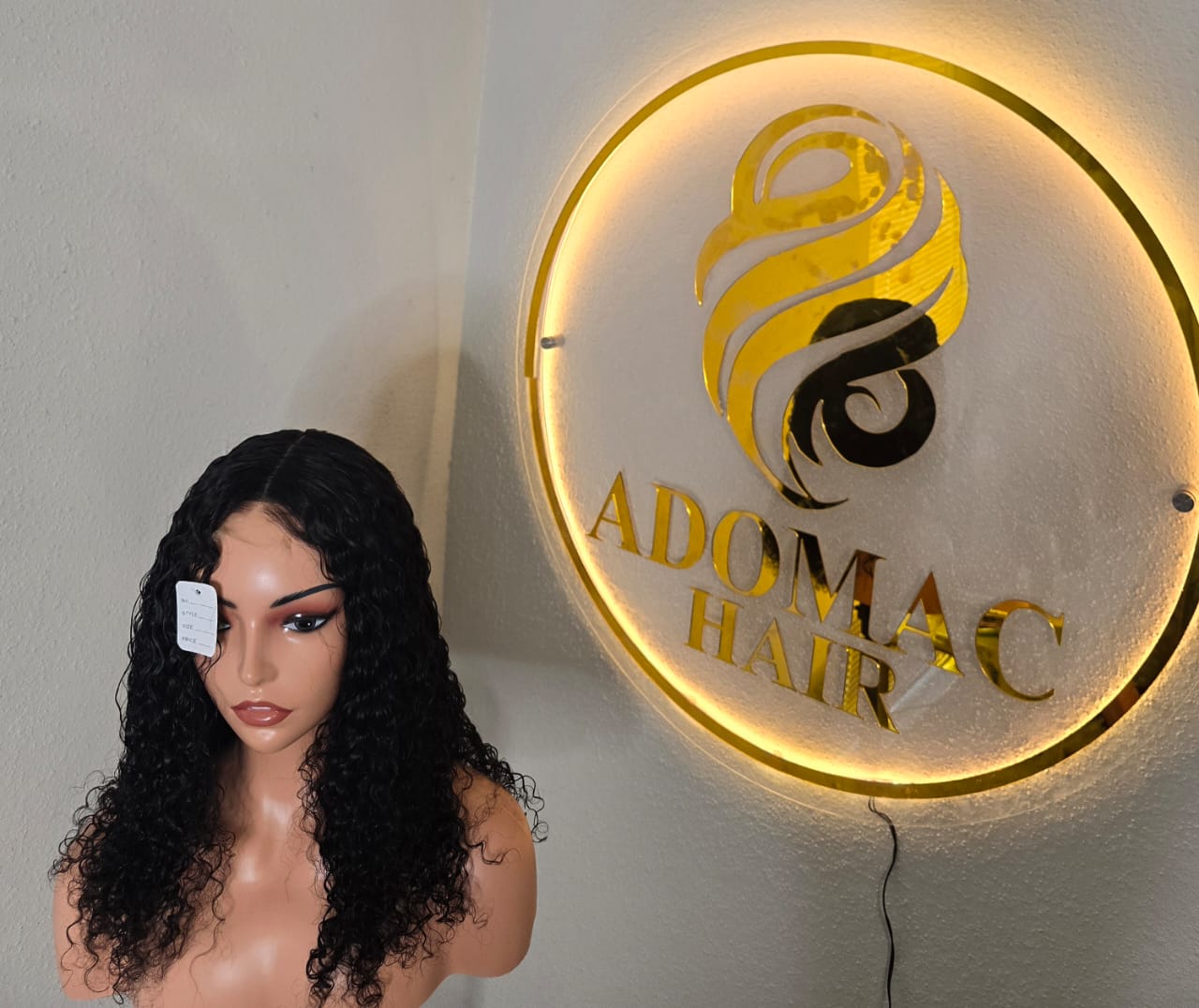 18" 2by6 PIXIE CURLS Human Hair Natural colour  Glueless wig  - Affordable Luxury for Ladies