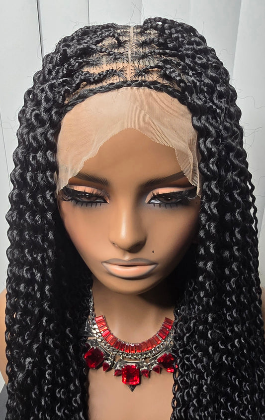 Black Watermelon Luxe Braids Wig – Elegant & Timeless