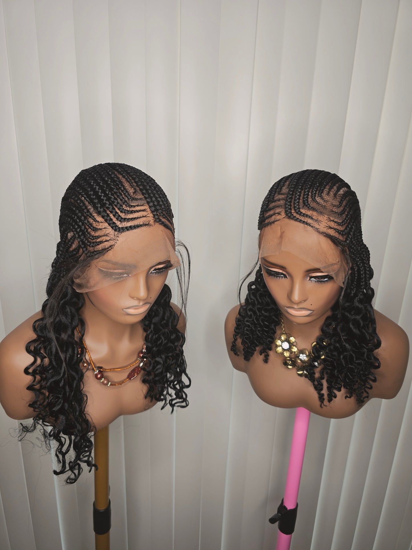 Black 7by7 with Curls Easy Styling for Classic Ladies High-Quality Wig for Everyday Use