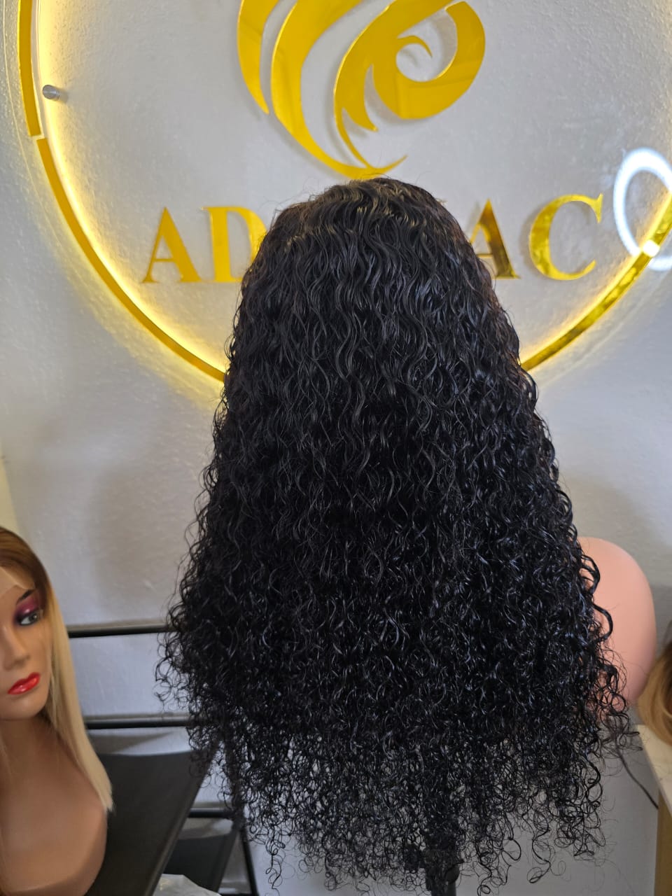 26" 5by5 PIXIE CURLS Human Hair Natural colour  Glueless wig  - Affordable Luxury for Ladies