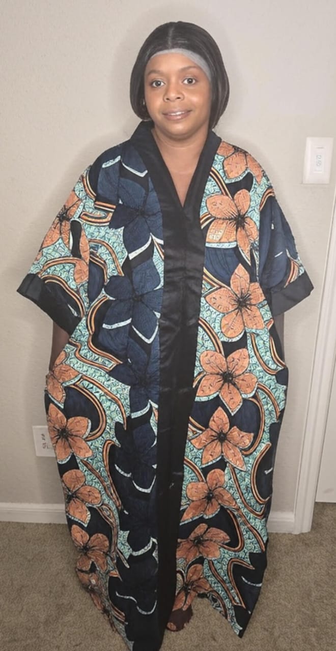 Patterned Ankara Style for Classic Ladies Collared Neck High-Quality Fabric Versatile for Everyday & Special Occasions