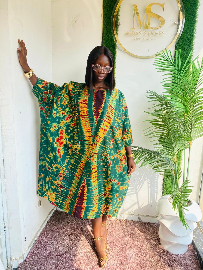 Simple Green Ankara Styles for the Classy Lady
