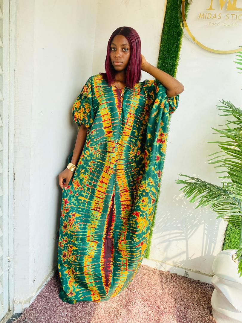 Simple Green Ankara Styles for the Classy Lady