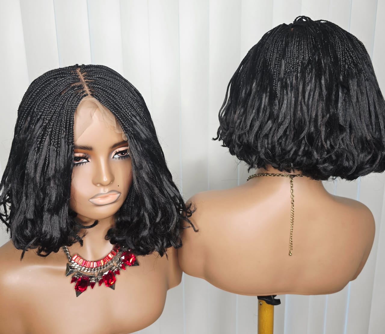 12-Inch Pick and Drop Synthetic Braided Wig – Classy, Beautiful & Easy to Wear