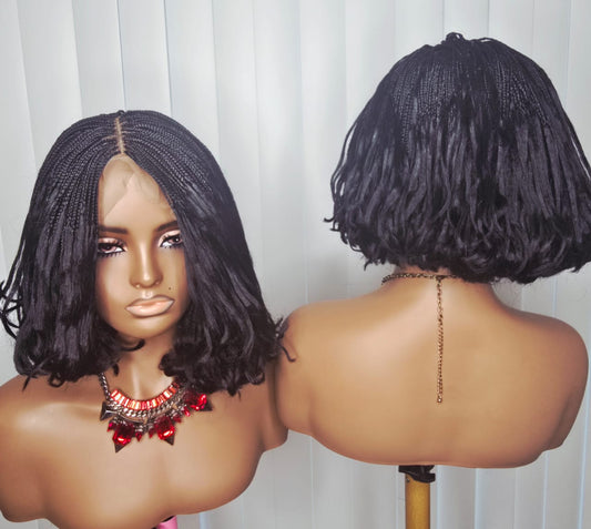 12-Inch Pick and Drop Synthetic Braided Wig – Classy, Beautiful & Easy to Wear