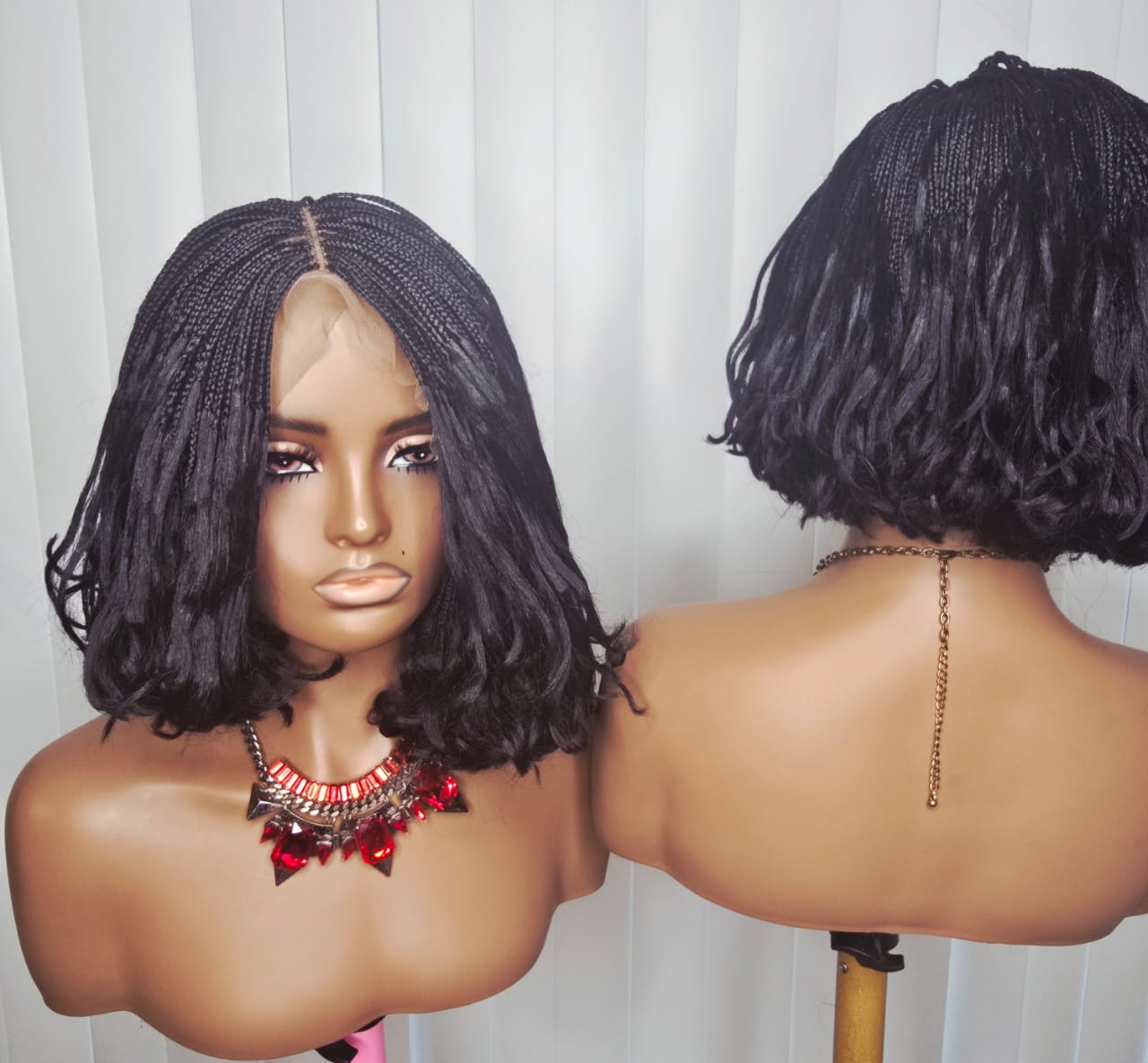 12-Inch Pick and Drop Synthetic Braided Wig – Classy, Beautiful & Easy to Wear