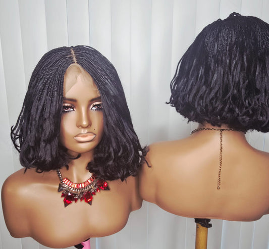 12-Inch Pick and Drop Synthetic Braided Wig – Classy, Beautiful & Easy to Wear