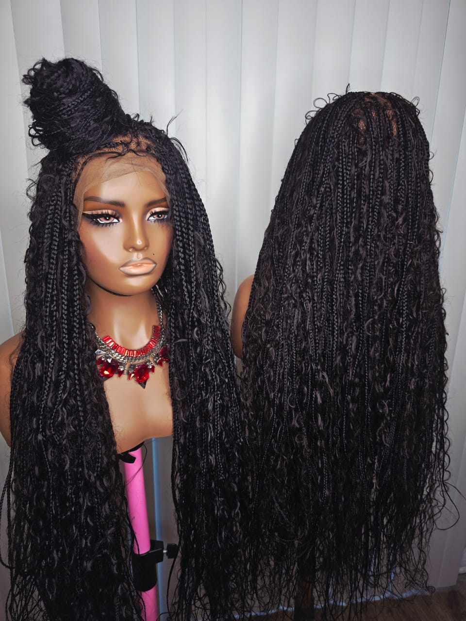 36-Inch Boho Braided Wig – Premium Luxury Braids for Elegant Women