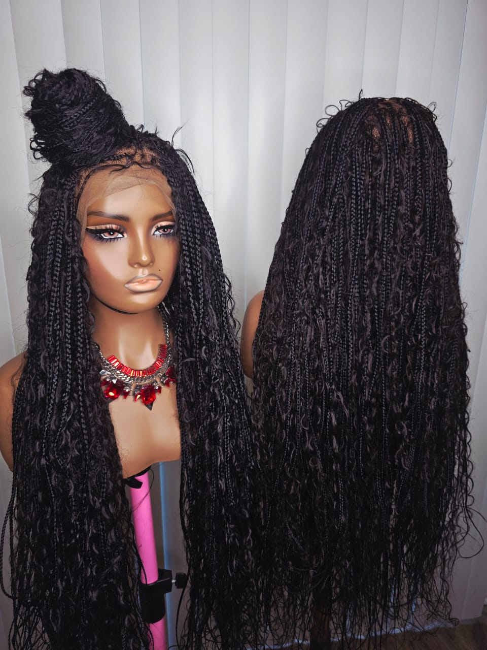 36-Inch Boho Braided Wig – Premium Luxury Braids for Elegant Women