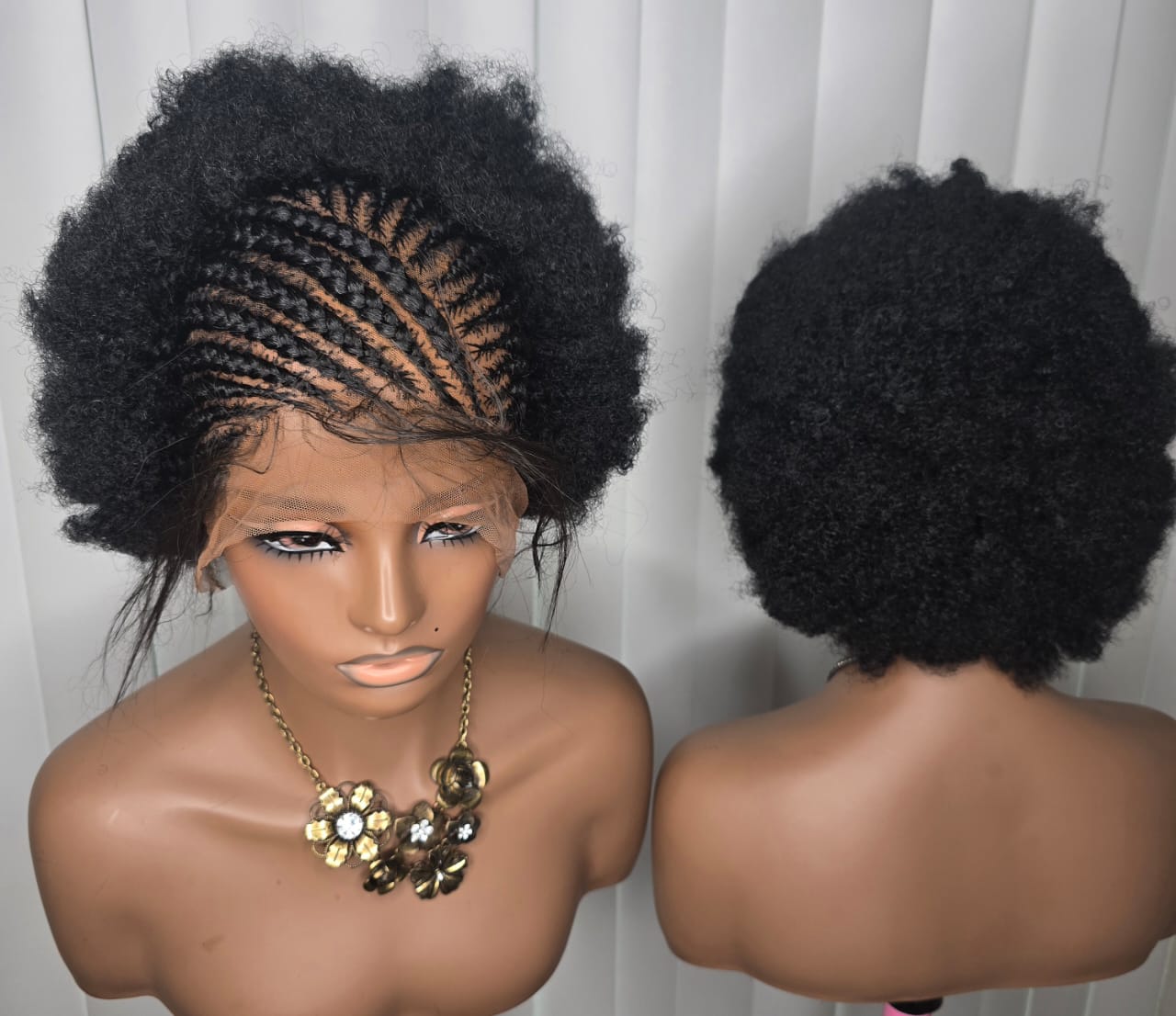 Elegant Full Lace Weaving with Afro Kinky Texture for Classy Ladies
