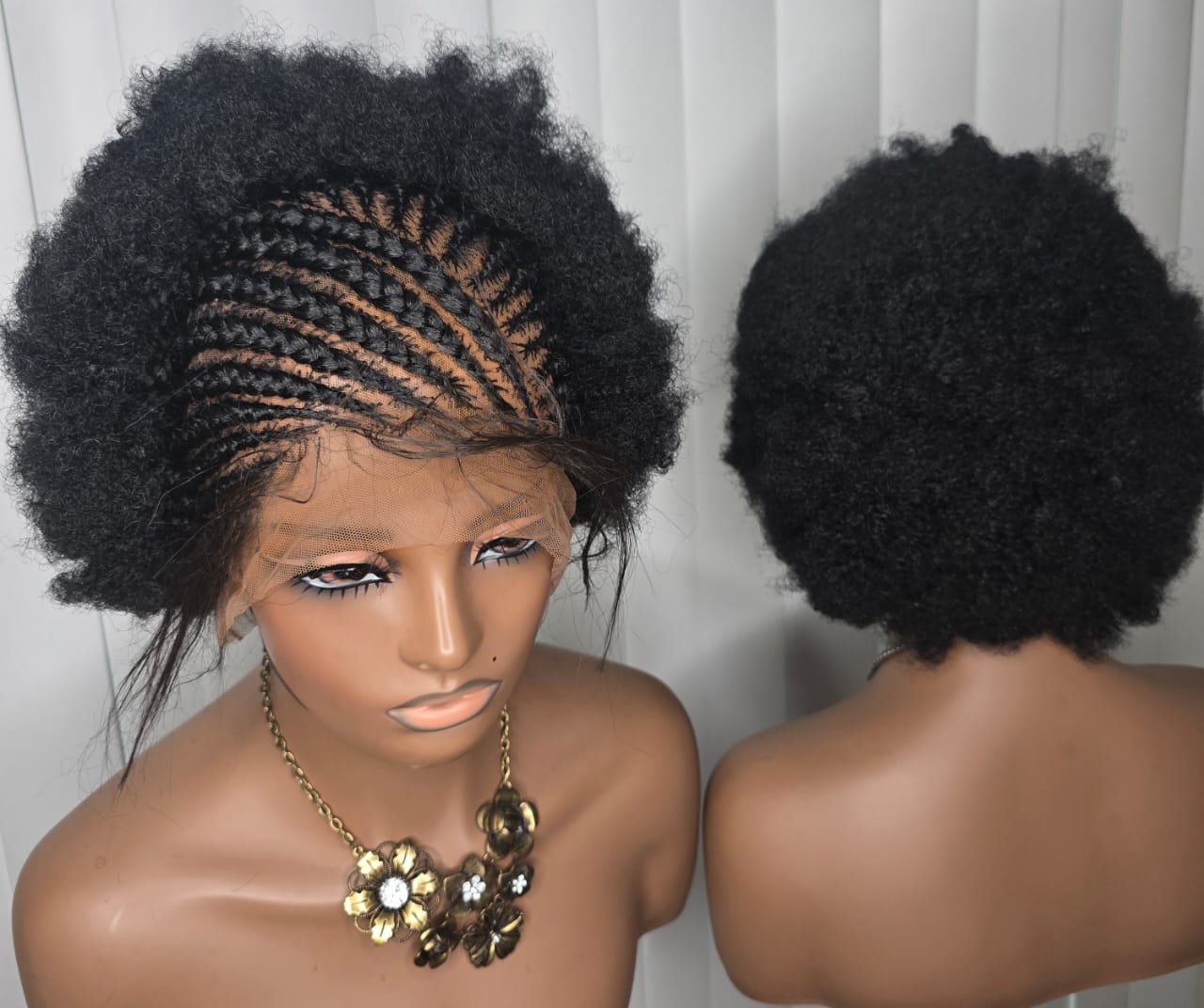 Elegant Full Lace Weaving with Afro Kinky Texture for Classy Ladies