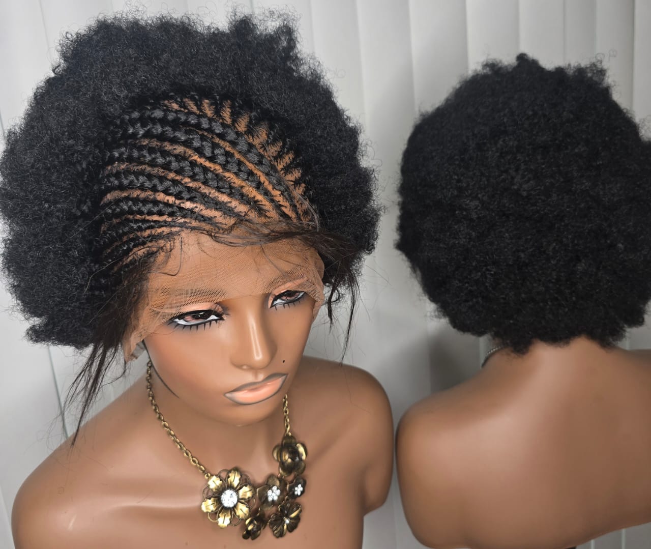 Elegant Full Lace Weaving with Afro Kinky Texture for Classy Ladies