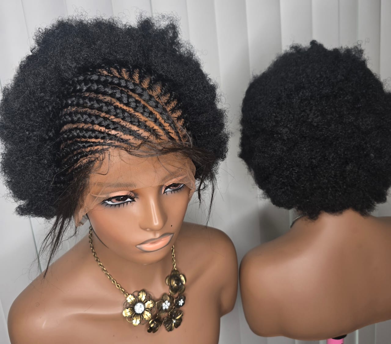 Elegant Full Lace Weaving with Afro Kinky Texture for Classy Ladies
