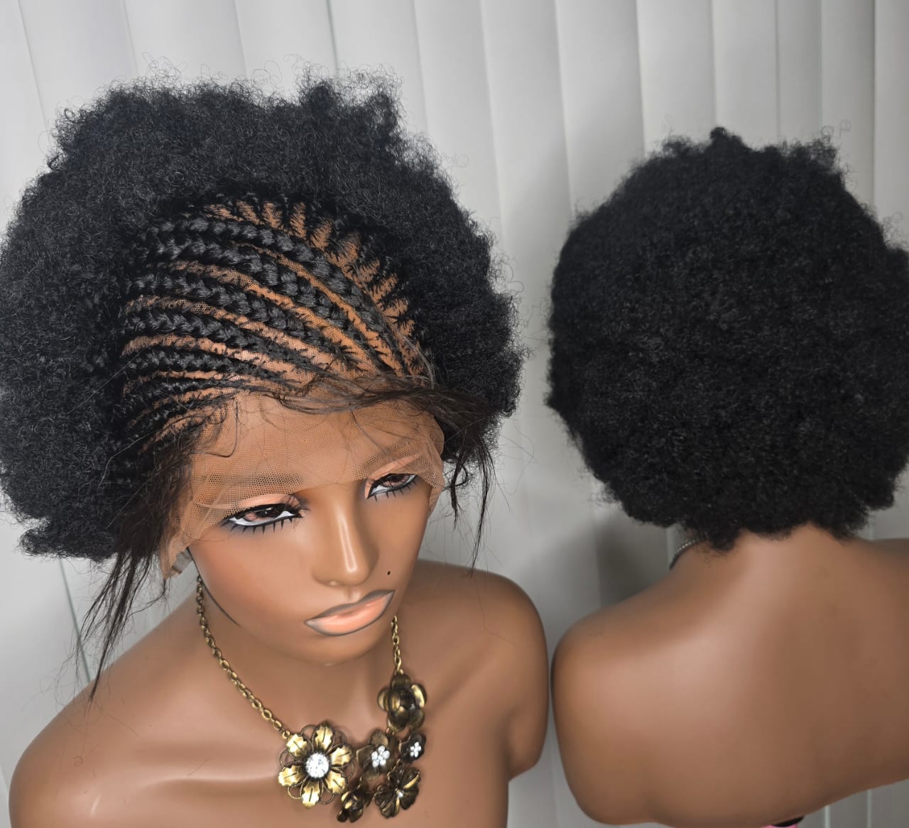 Elegant Full Lace Weaving with Afro Kinky Texture for Classy Ladies