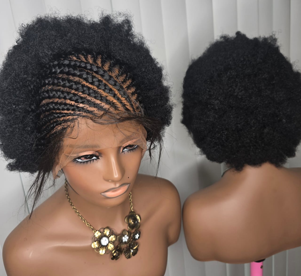 Elegant Full Lace Weaving with Afro Kinky Texture for Classy Ladies