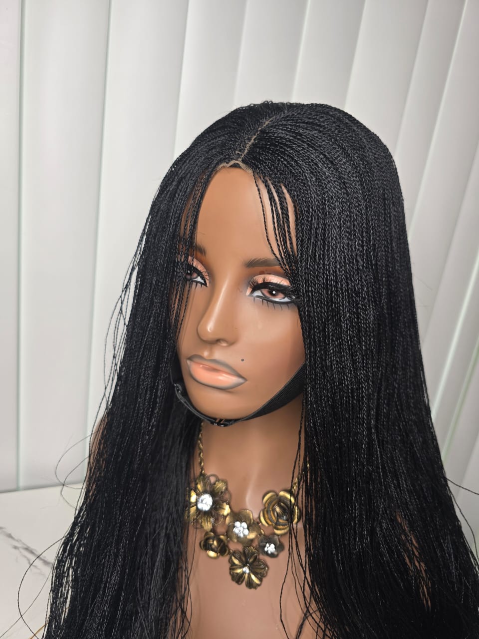 Summer Ready Nano Braids Wig | 2x6 HD Closure Cap | Lightweight & Natural Look