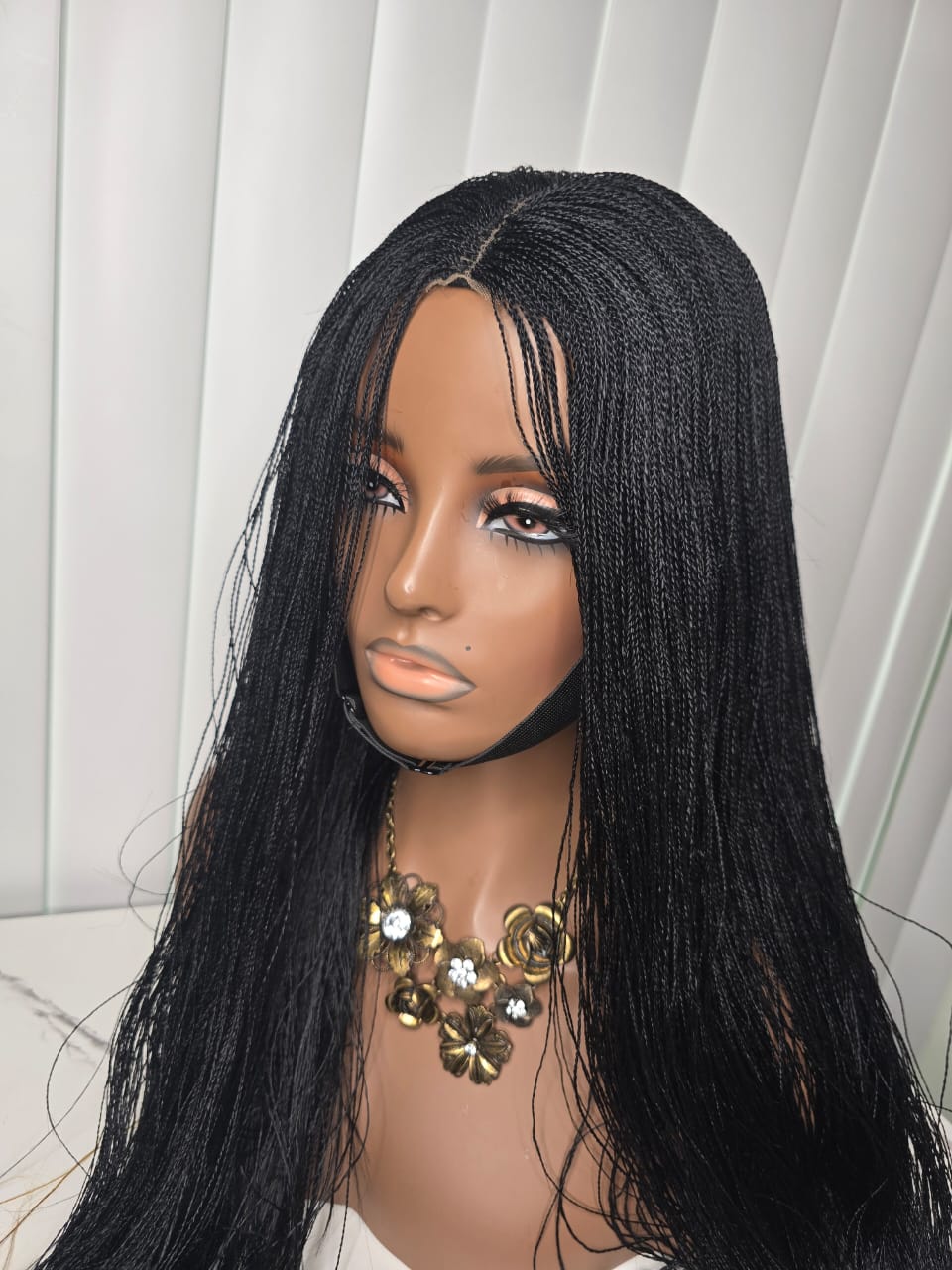 Summer Ready Nano Braids Wig | 2x6 HD Closure Cap | Lightweight & Natural Look