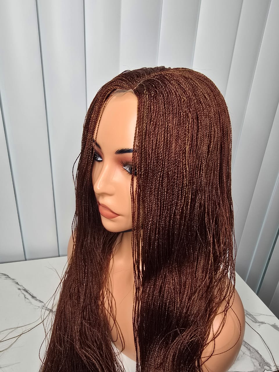 Summer Ready Nano Braids Wig | 2x6 HD Closure Cap | Lightweight & Natural Look
