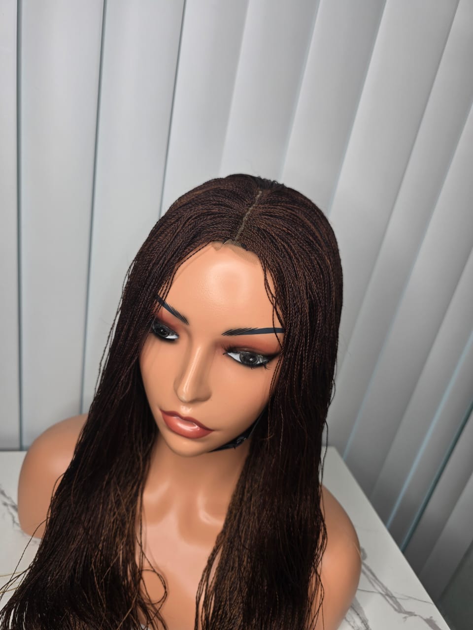 Summer Ready Nano Braids Wig | 2x6 HD Closure Cap | Lightweight & Natural Look