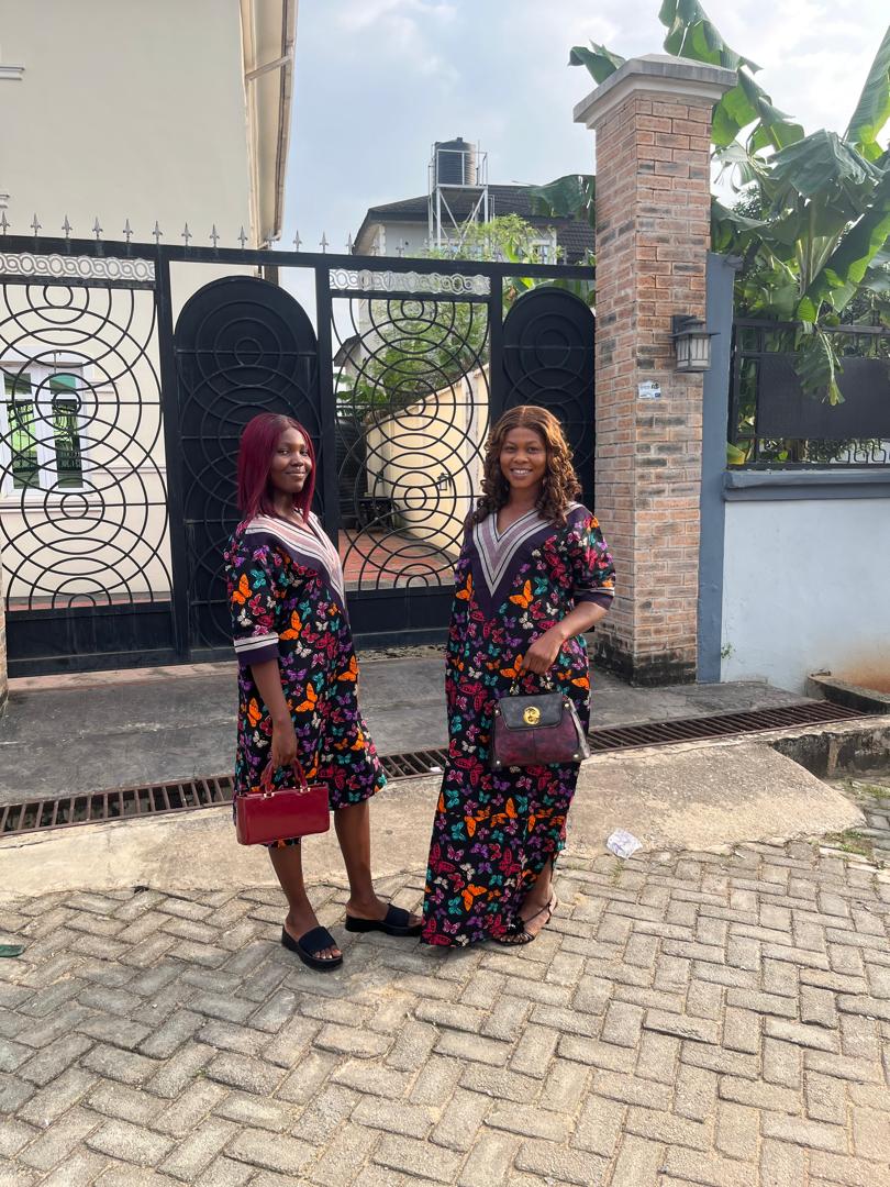 Elegant African Print Maxi Dress for Women – Sleeveless Flowy Ankara-Inspired Long Dress with Pockets