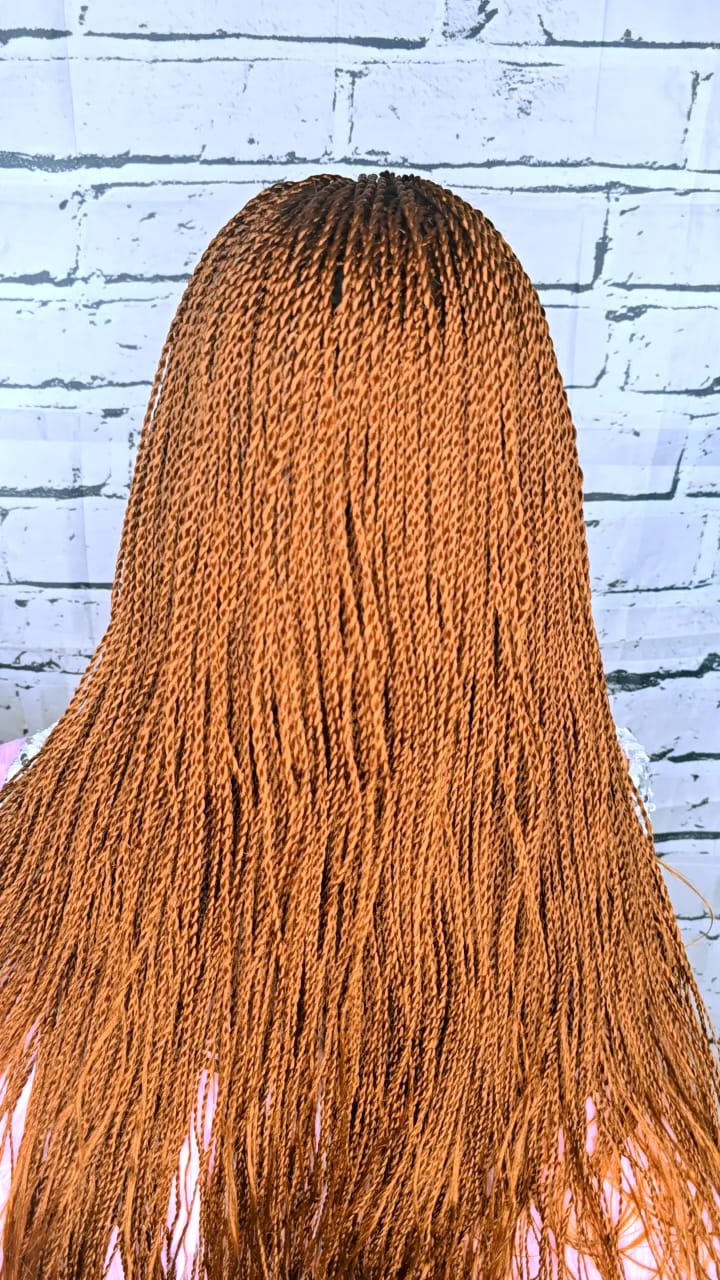 Black Twist Braided Wig for Women – Lightweight, Full, Natural-Looking Protective
