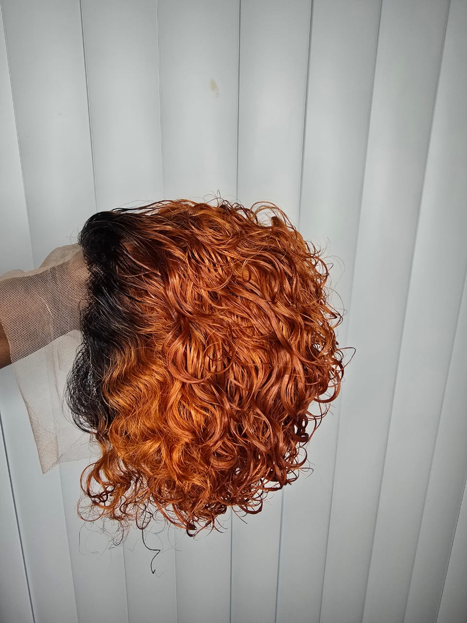 13x1 Short Pixie Curls 100% Human Hair Wig with Transparent Lace, Frontal Glueless Wig
