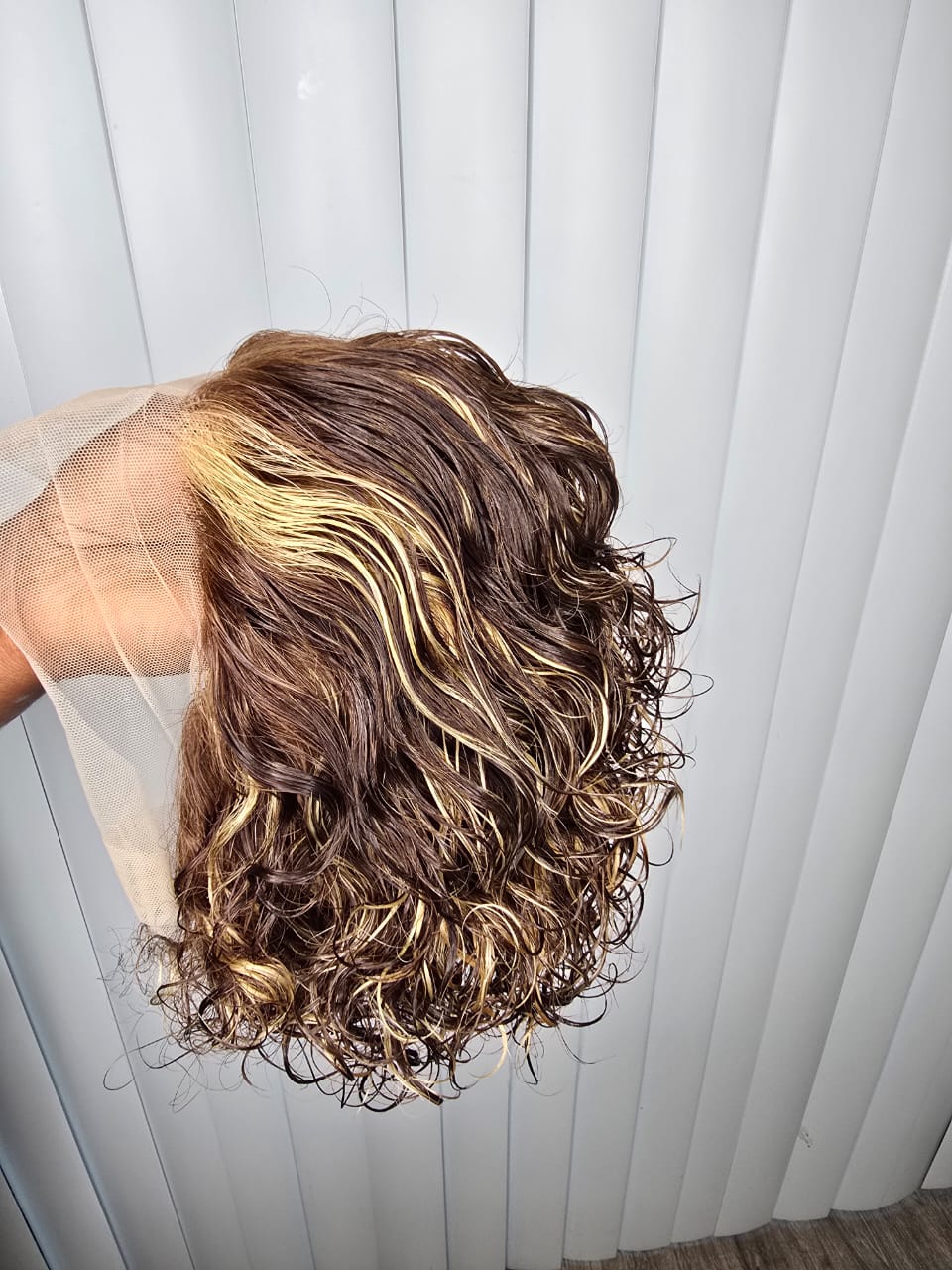 13x1 Short Pixie Curls 100% Human Hair Wig with Transparent Lace, Frontal Glueless Wig