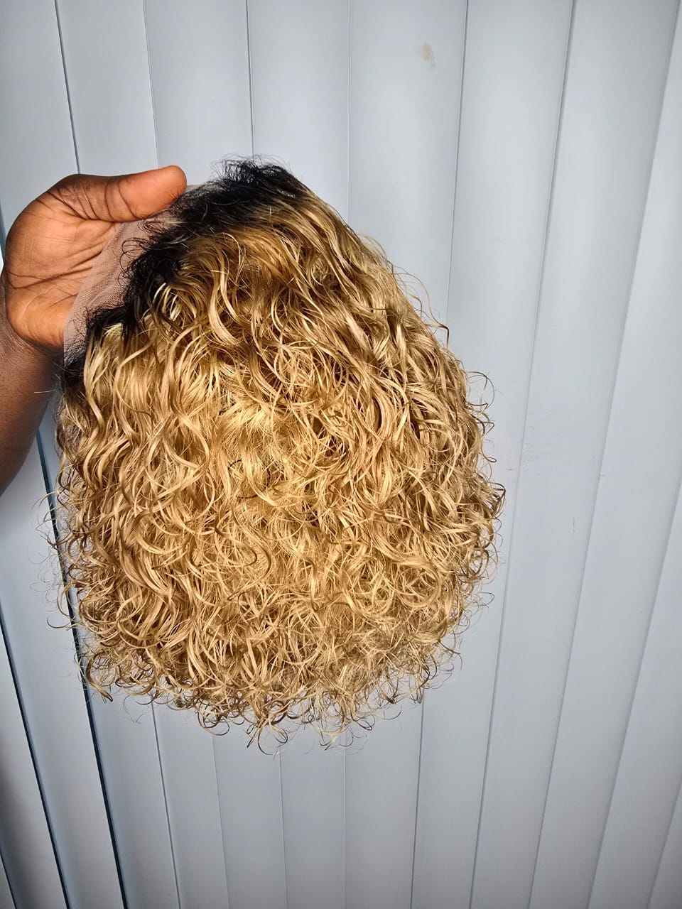 13x1 Short Pixie Curls 100% Human Hair Wig with Transparent Lace, Frontal Glueless Wig