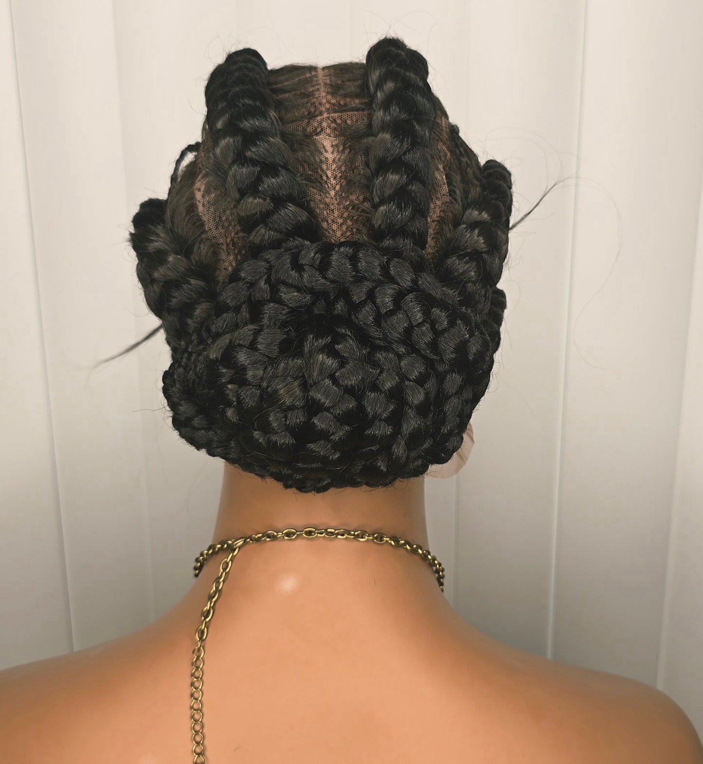 Black Packed Cornrows Style for Classic Ladies Elegant and Stylish Hair Accessory with Sleek Packed Design for Everyday Wear or Special Occasions